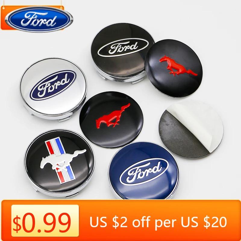 Car Sticker Ford New 2025 Hot 4pcs 3D 60mm For Car Emblem Wheel Hub Center Cap Badge Covers Sticker Decals Styling For Ford Mond