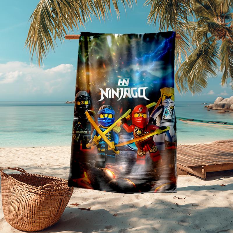 Ninja Fashion Beach Towel: Ideal for Summer Adventures Soft, absorbent and quick drying suitable for swimming and bathing