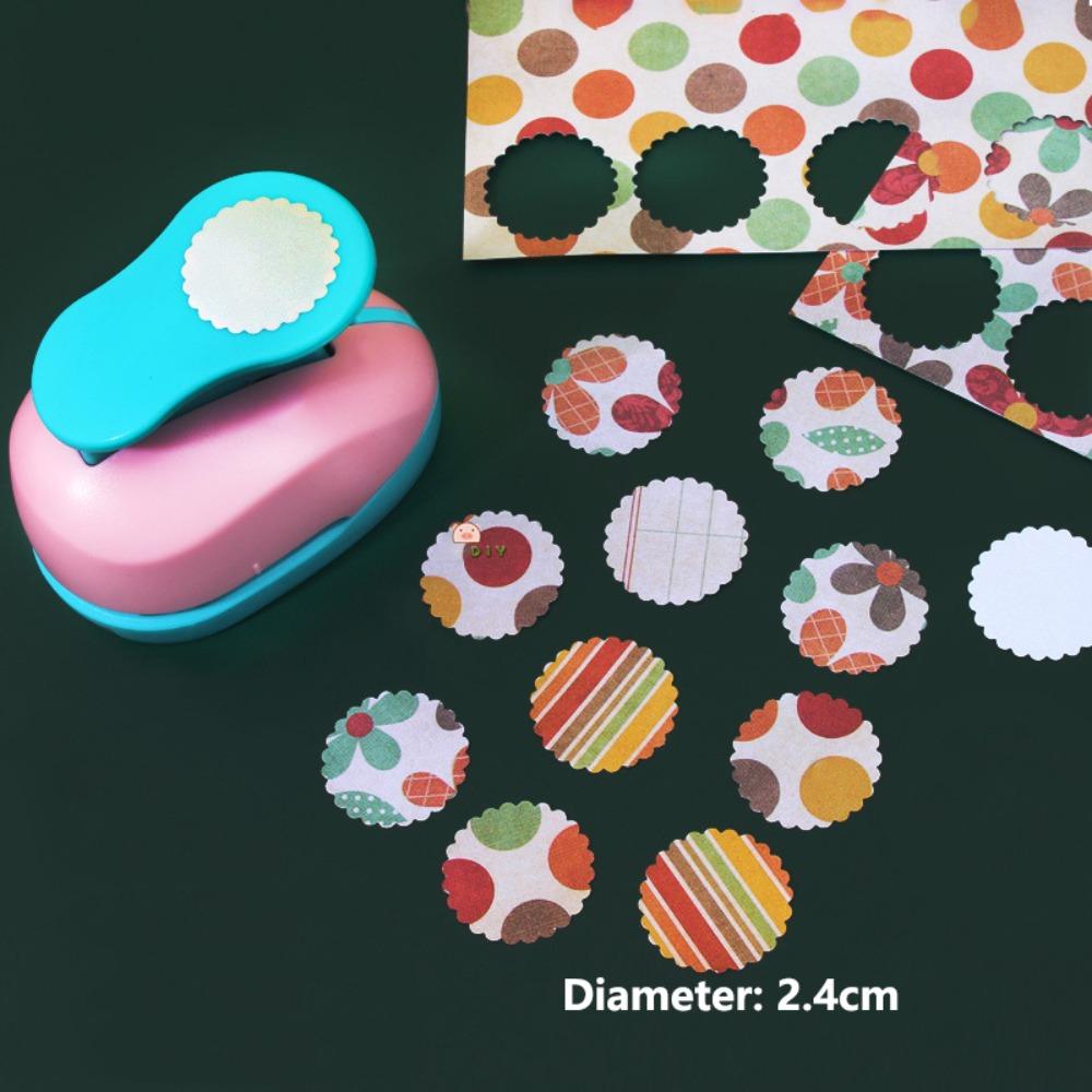 DIY Crafts Stamp Border Punch Handmade Embosser Stamp Embossing Machine Portable Labor-saving Stamp Toothed Puncher