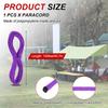 Uxcell 1/4" 150ft Polypropylene Rope, Solid Braided Utility Rope for Camping, Flagpoles, Closets, and Outdoor Use, Purple