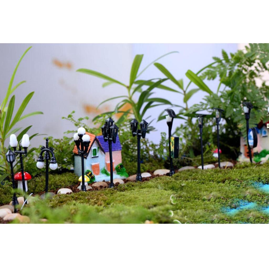 10pcs LED Street Light Railway Lamp 1100 HO Gauge Bright and Energy-Efficient