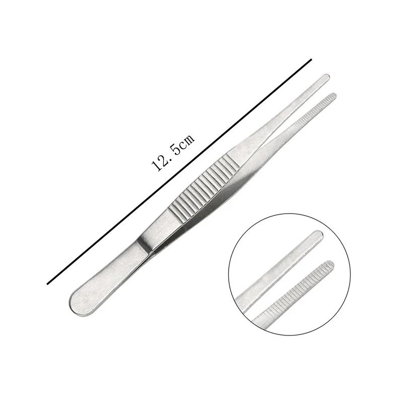 

Elbow Straight Precision Thickened Stainless Steel Tweezers Anti-Iodine 12.5Cm-20Cm Long Tweezers Medical Tools