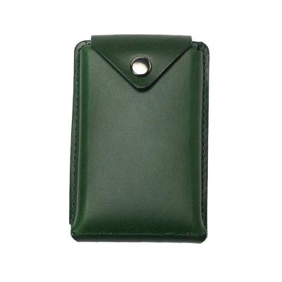 Dünnes Kartenetui Buttero Leather Edition Made in Japan Grün [Abrasas]