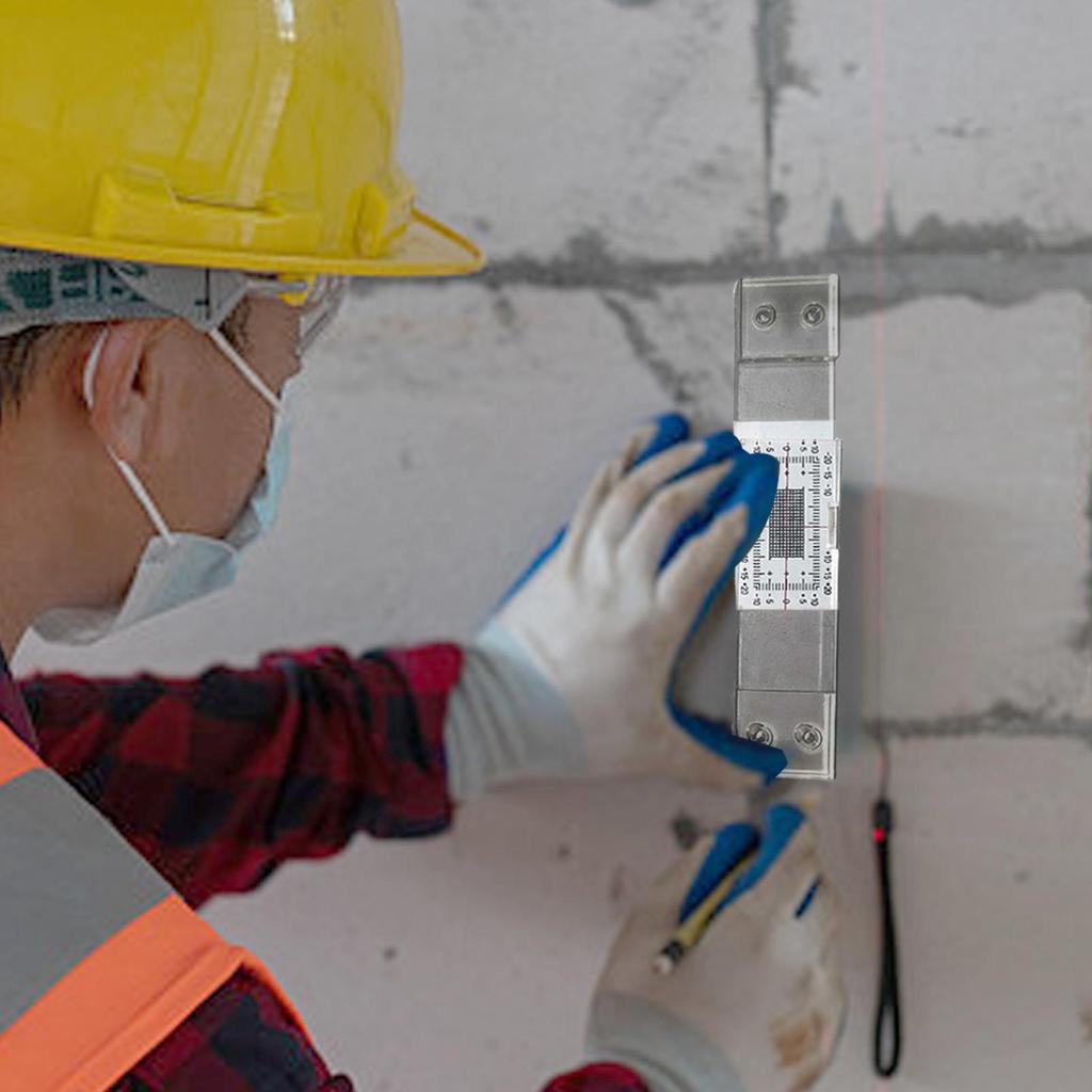 Crack Monitor Measuring Instrument Corner Crack Monitor Transparent Tool Horizontal Vertical Measurement Device For Wall Cracks