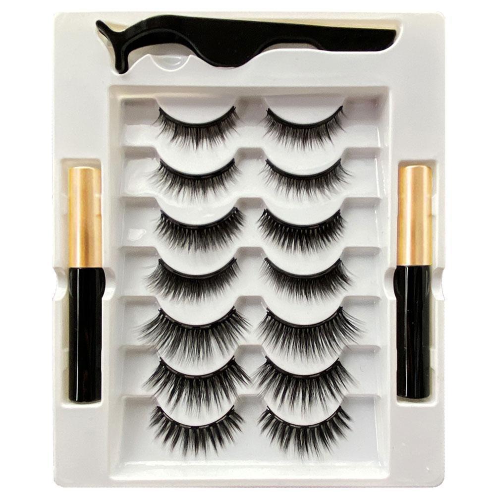 False Eyelashes 7 Pairs