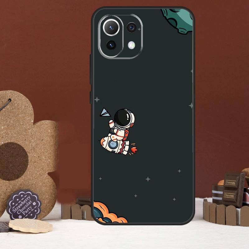 

Космический Эстетичный Чехол с Астронавтом Для Xiaomi 17 Pro Max 14 15 Ultra 15T 13T 14T POCO F8 Ultra F7 F5 F6 X5 X6 X7 Pro Xiaomi 15 Pro