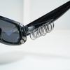 Punk Gothic Nieten Sonnenbrille Unisex Streetwear Mode Brillen