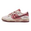 Dunk Flower Story, Bursztynowe Niskie Buty Skateboardowe Damskie Czerwono-Białe HF0736-161(Zespół 189-)