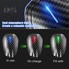 Car Door LED Logo Projector Lights Rechargeable Wireless Step Courtesy Welcome Lights Carbon Fiber Smart Infrared Sensor Car Light