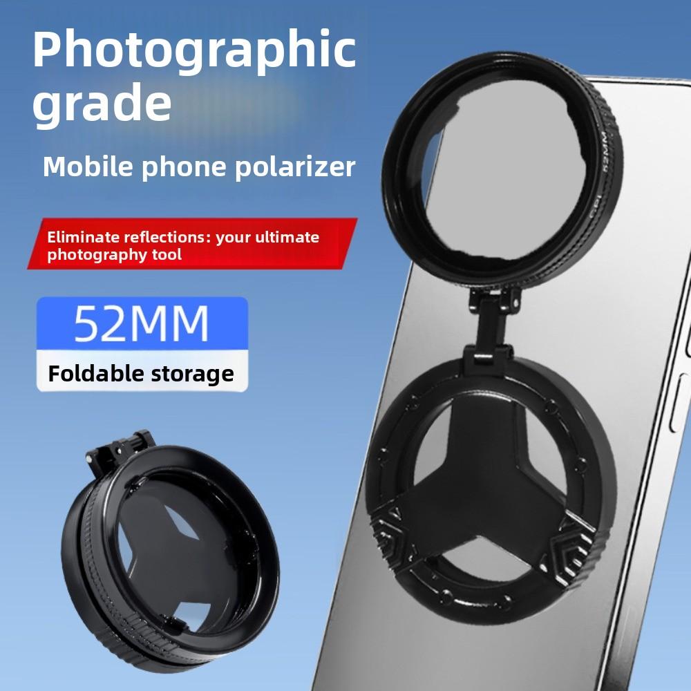 52mm CPL Phone Filter Magnetic Phone Filter Lens Mobile Phone Polarizing Filter Taking Photos