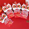 Chinese New Year Red Envelopes Eye Catching Red Envelopes In Chinese Lions Head Style For Festive Gift Giving