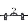 Sawafuji E-SENSE Clothes Hanger, Jumbo Clip, 1 Tier, Black, 395mm Wide, Made In Japan, Fits Skirts, Pants, Jeans, Connectable, Space-Saving, Shape-Ret