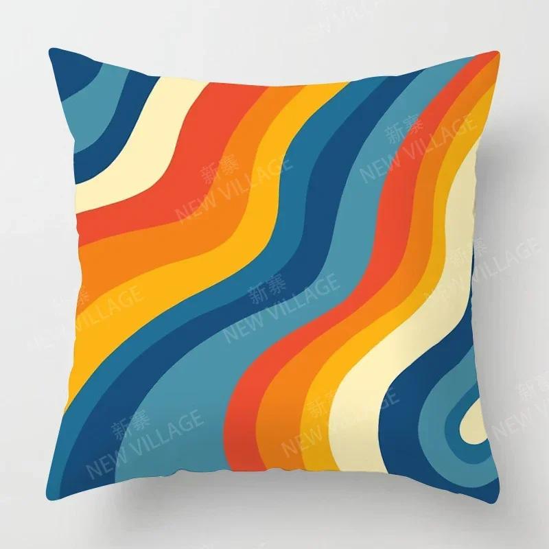 

Скандинавский Осенний Домашний Декор Осенняя Наволочка для Подушки-Пледа Чехол для Подушки на Диван Современная Геометрия 66x66cm светло-коричневого