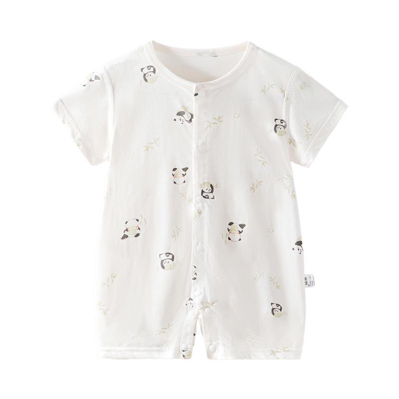 Newborn Summer Short-Sleeve Romper Onesie