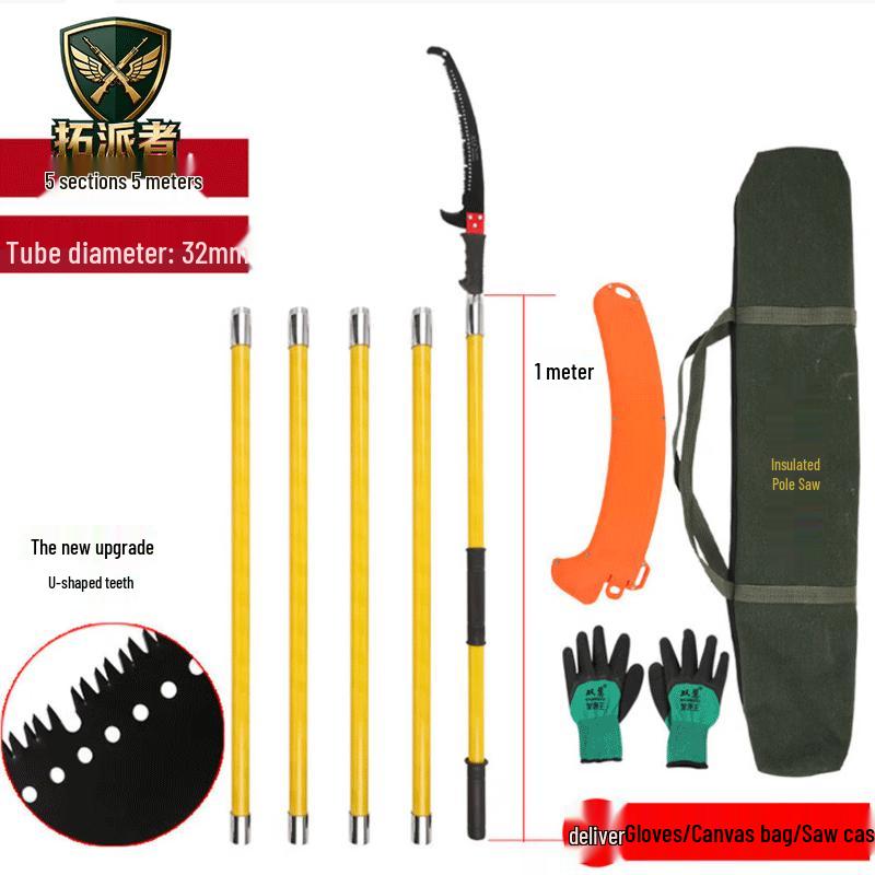 Insulated Telescopic High Branch Pruning Saw