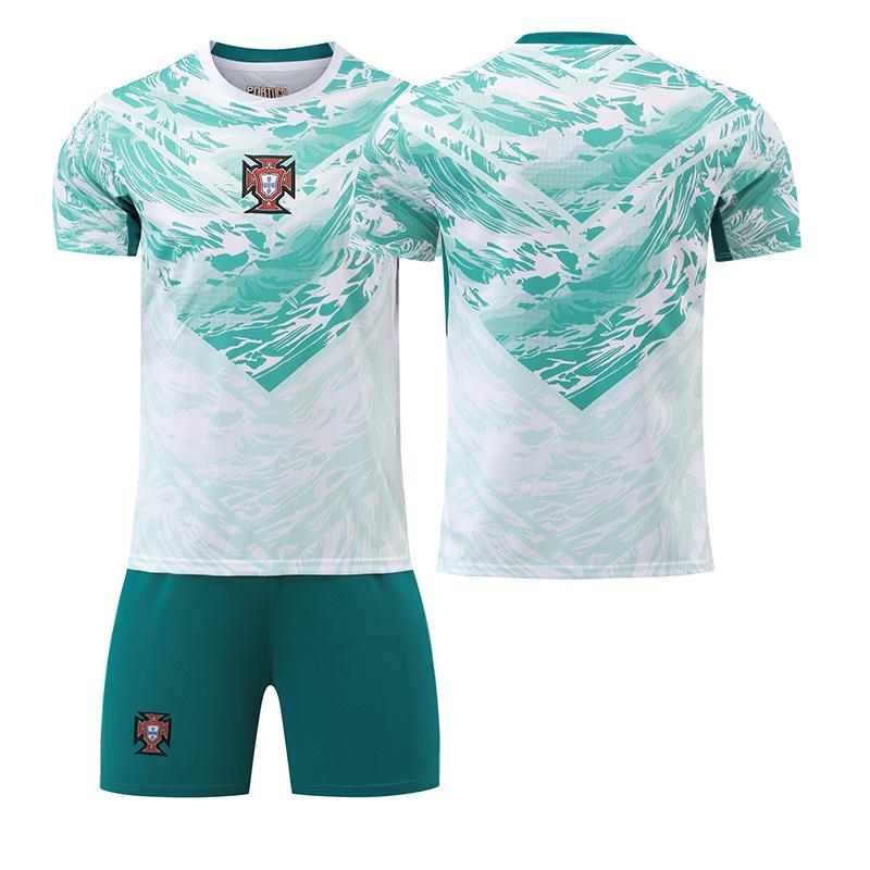 2026 World Cup Portugal away national children s football jersey set 7C Ronaldo jersey 8B Feverati Leon 16#