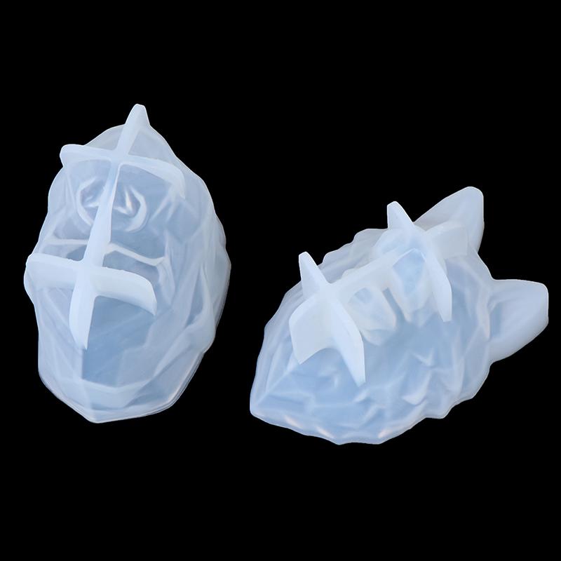 Geometric Bear Silikonová forma Diy Stereo Mirror Form Mousse Ornaments Dekor