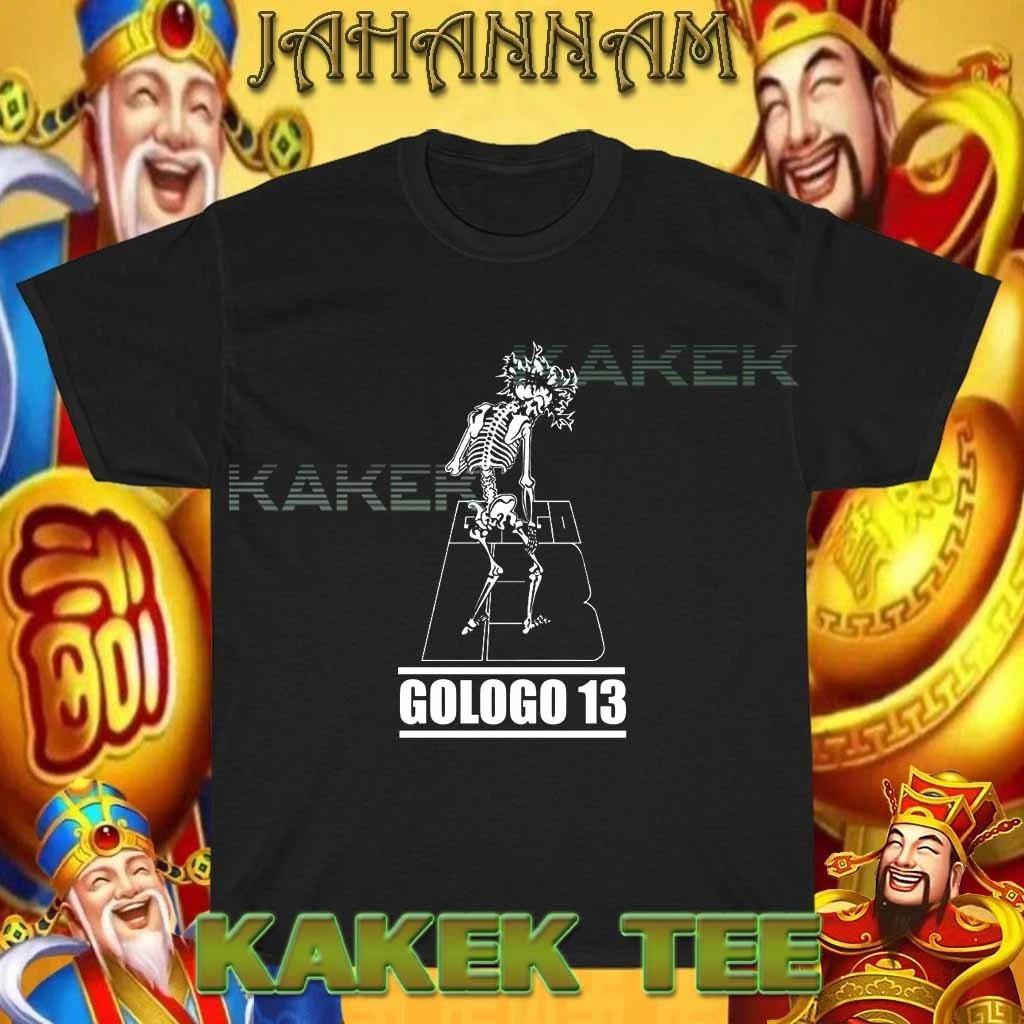

New Golgo 13 Anime Skull Logo USA T shirt Funny Size S to 5XL 4XL