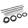 Car Door Seal Kit Wind Noise Reduction Flexible A B Pillar Seal Strip Replacement for Telsa Model 3