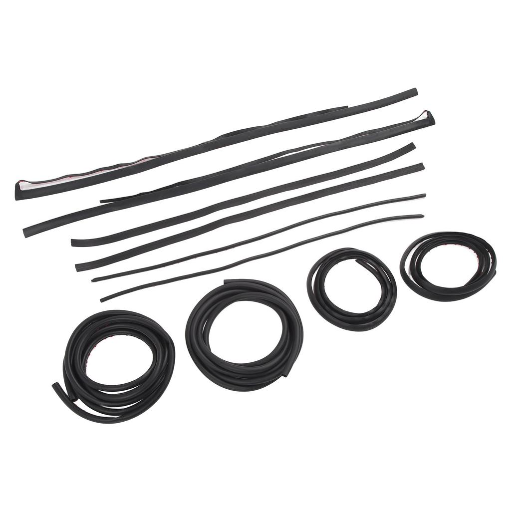 Car Door Seal Kit Wind Noise Reduction Flexible A B Pillar Seal Strip Replacement for Telsa Model 3