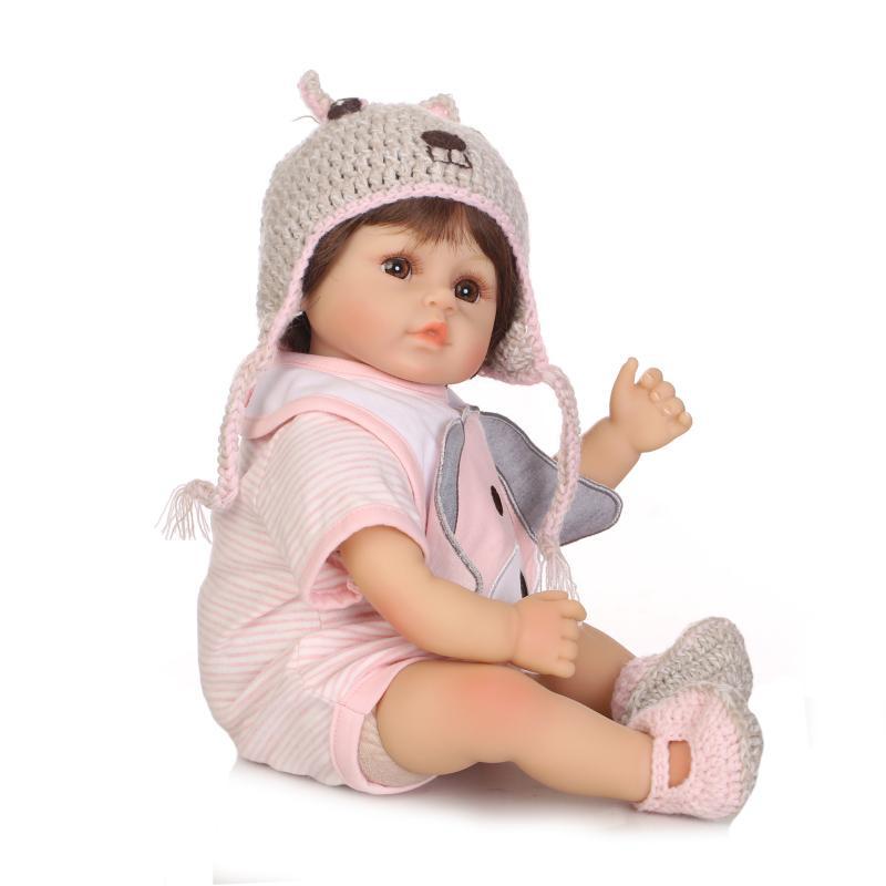 Doll Girl - Realistic Baby Role-Playing Toy with Soft Rubber