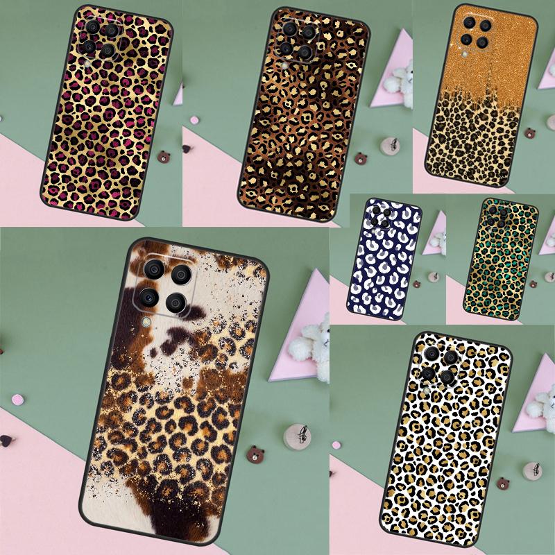 Luxury Leopard Case For Samsung Galaxy M15 M55 M12 M13 M14 M54 M23 M16 M11 M21 M31 M20 M34 M52 M32 M36 M56