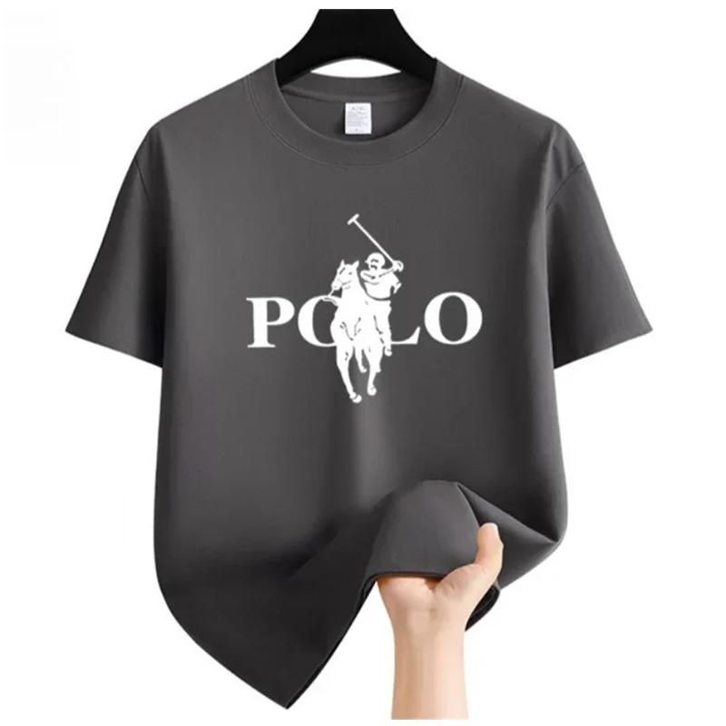 Mens Fashionable Casual Tshirt Versatile Roundneck Shortsleeved Comfortable and Breathable Tshirt for Daily Use