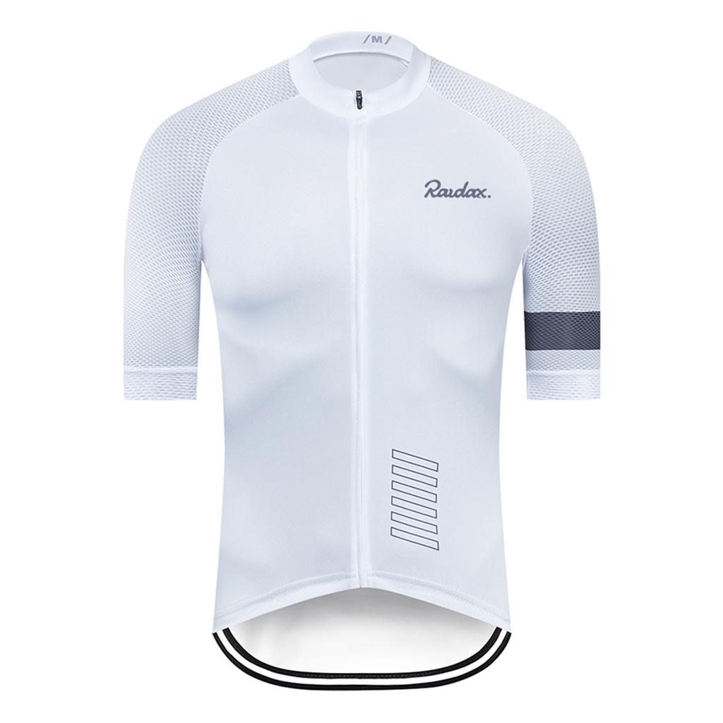 Raudax Kurzarm Radsportbekleidung Sommer Radtrikot Set Triathlon Fahrradtrikot Uniform Radsportbekleidung T-Shirts