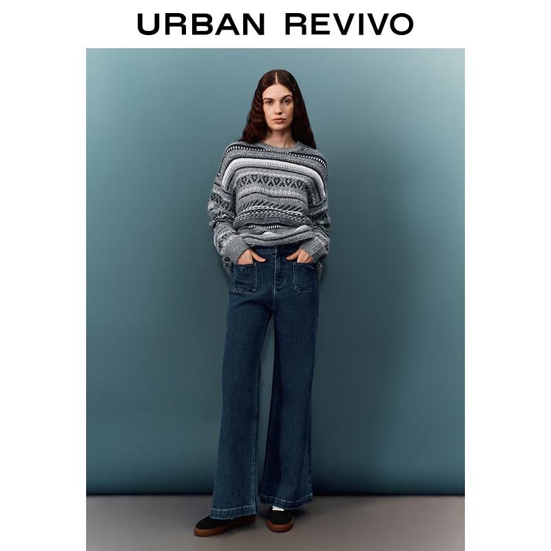 

Женские джинсы UR из денима клеш зауженного кроя с двойными карманами 30