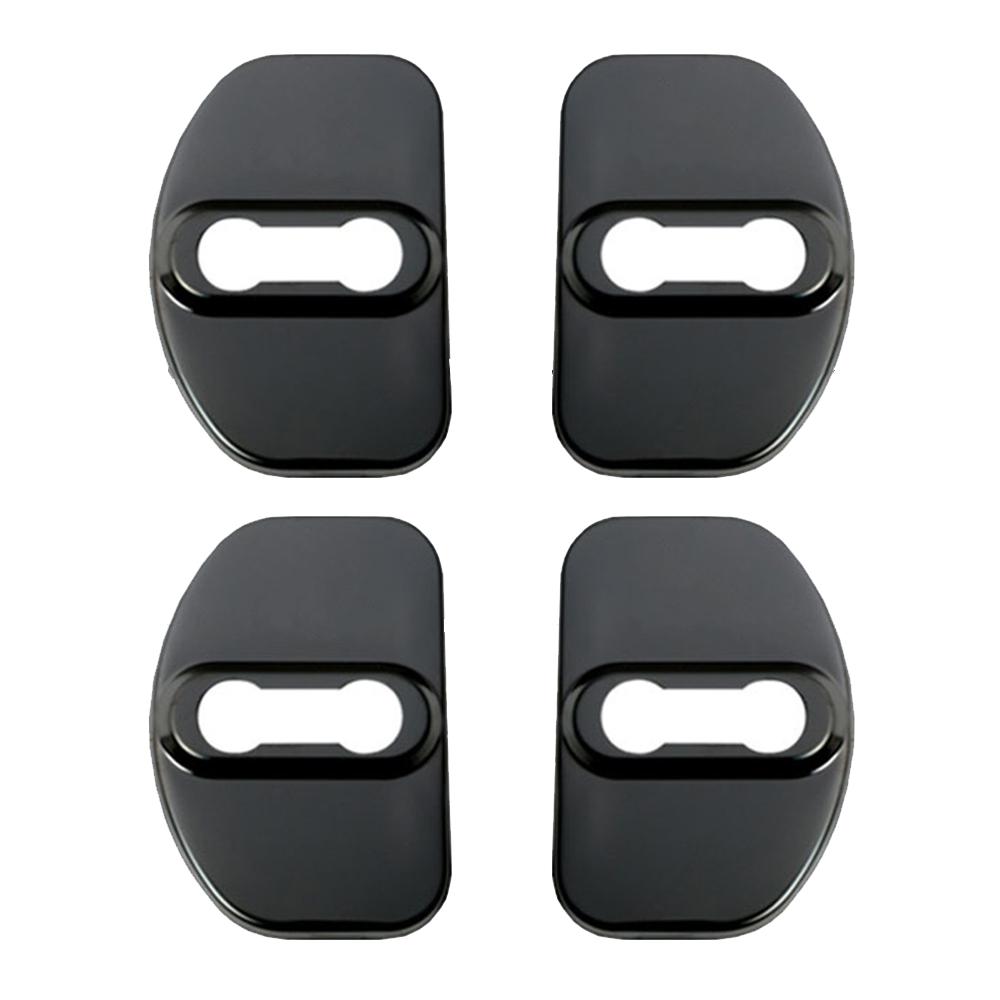 

Car Door Lock Protective Cover For DR Motor Dacia Chery Tiggo Jetour Smart Forfour Mitsubishi Renault Skoda Fabia Octavia Superb чорний