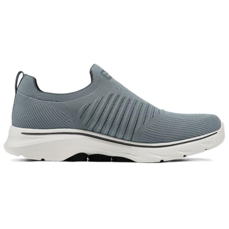Skechers Go Walk 7 Trendy Durable Low-Top Running Shoes Men Sneakers Gray 216634-GRY