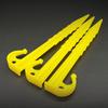 5.5 Inch 14.5cm Serrated Plastic Tent Stakes Outdoor Camping Tent Pegs Accessories