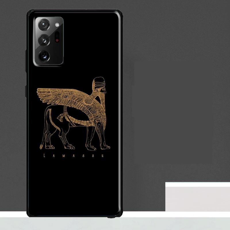 Assyrian Lamassu Winged Bull Case For Samsung Galaxy S25 S24 S23 Ultra S9 S10 S20 S21 S22 Plus S23 FE S25 FE Phone Cover