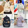 Capybara Style Backpack With Breathable Nylon For Teens And Adults