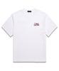 JOHNNY CARSON Classic Graffiti Logo Short Sleeve T-Shirt (Jcss102) White/Sas (A Type)