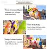 6PCS Mixed Color Parrot Artificial Birds Foam DIY Accessories Simulation Bird Model with Clips Handicraft Artificial Bird Model
