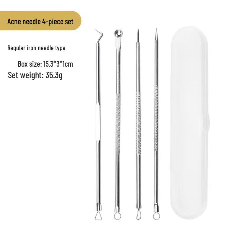 Stainless Steel Blackhead & Acne Remover Needle Kit
