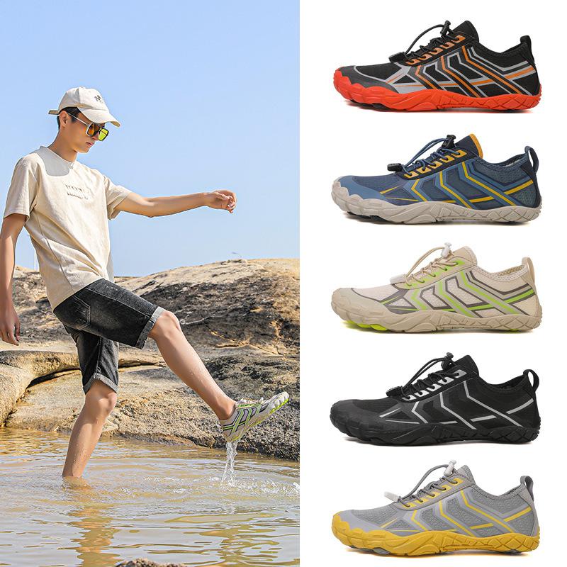 Foreign trade new creek shoes men and women couples outdoor five-finger wading swimming shoes yoga skipping rope indoor fitness shoes