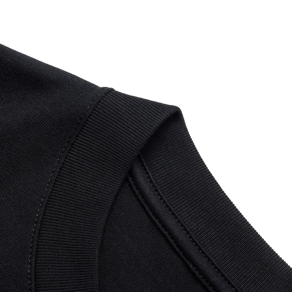 Li-Ning Loose Knit Short Sleeve T-Shirt Men Tops Black AHSU555-3