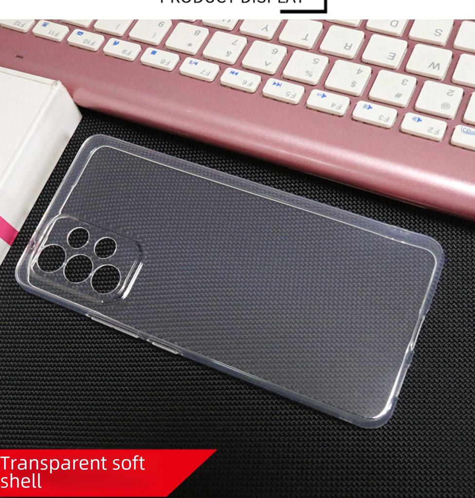 Samsung S25/A53/A14/Note20 Transparent TPU Silicone Protective Case