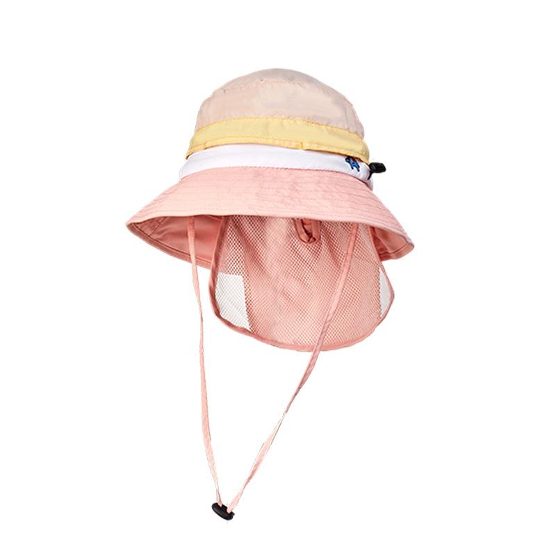 Baby Sun Hat Children's Sun Hat UV Protection Thin Sub-bucket Hat Summer Breathable