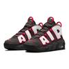 Nike Air More Uptempo GS Medium Ash Siren Red White Kids Sneakers Black DH9719-200
