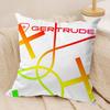Cool GGertrudeS Cushion Cover Short plush Doublesided Print Square Throw Pillow Covers Sofa Home Cushion Decor