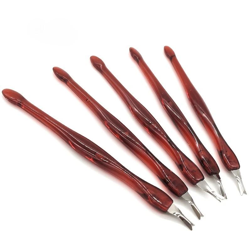Xiaomi 5pcs Cuticle Knife Trimmer Cuticle Fork Trimmer Nail Cuticle Remover Trimmer Pusher Dead Skin with Double Head V-Shaped Fork