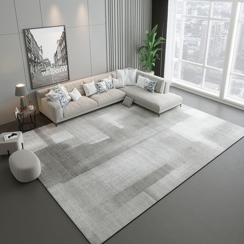Nordischer grauer Teppich Wohnzimmerdekoration Schlafzimmer Große Fläche Lounge-Teppich Zuhause Kaffeetische Bodenmatten 200x300 Raumdekoration Modern
