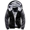Mens Sweatshirt Hooded Autumn and Winter Men's Baseball Clothing Padded and Thickened Men's Jacket Warmth
