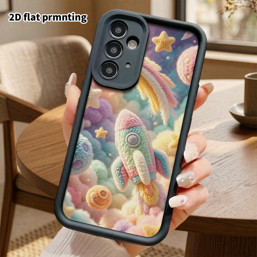Phone Case: 2D Flat, Suitable for Samsung Galaxy A34 A35 M05 M06 S20 S22 S21 FE Plus 5G Protective Case, Dreamy Space, Perfect Christmas and Halloween