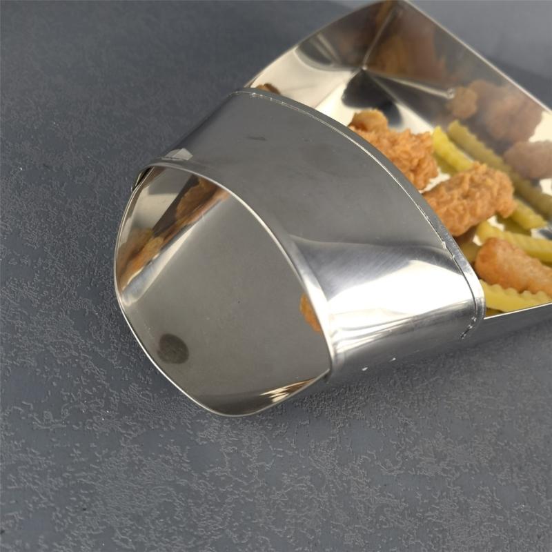 Commercial Steel Popcorns Scoops Bagger Tool For Serving Snacks Dessert Dry Good With Corrosions Resistance Features