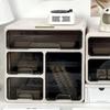 Desk Organizer with Drawer Plastic Desk Storage Box Desktop Organization for Home Collection