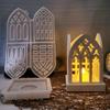 Candlestick Molds Silicone Silicone Molds Plaster Mold Gothic Decor House Shape Resin Molds Candle Holder Molds Resin Casting